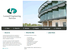 Tablet Screenshot of leonardengineering.com.au